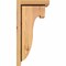 Ekena Millwork Del Monte Smooth Corbel w/Backplate, Western Red Cedar, 7 1/2"W x 8"D x 16"H COR08X08X16DEL01SWR - alternate 3